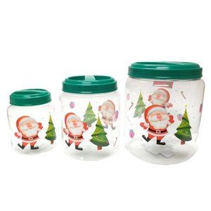 3pc Christmas Storage Container Set